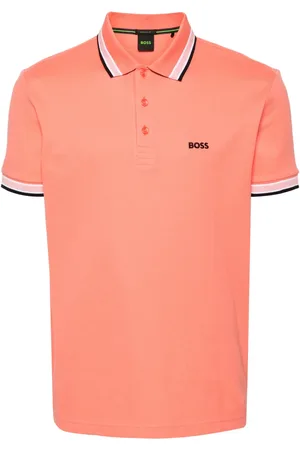 HUGO BOSS Logo-embroidered piqu?? polo shirt