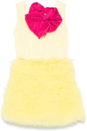 MISS GRANT Tulle-inserts dress