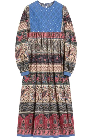 VALENTINO GARAVANI Voyage Imaginaire-print midi dress