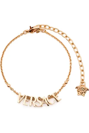 VERSACE Logo-lettering bracelet