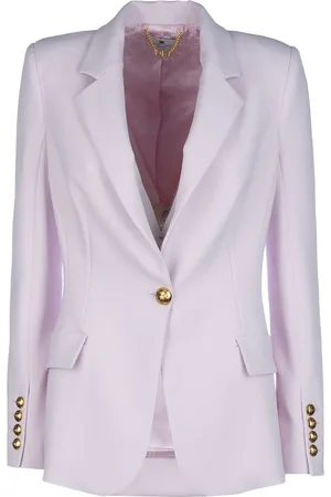 Elisabetta Franchi Embroidered crepe blazer