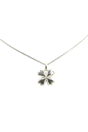 Gucci 2000-2015 Sterling Four Leaf Clover Pendant necklace