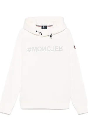 Moncler Mirrored-logo hoodie