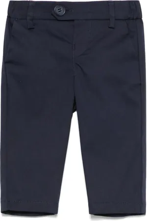 FAY Gabardine-weave chinos