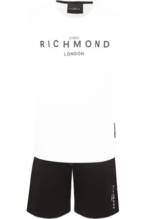 John Richmond Logo-print shorts set (two-pieces)