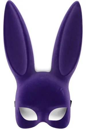 MAISON CLOSE Velvet bunny mask