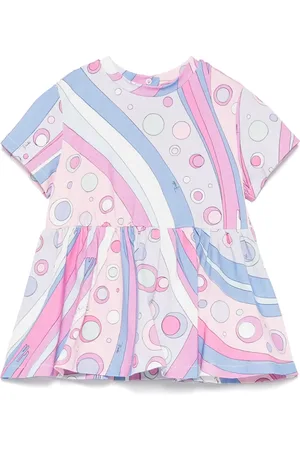 PUCCI Junior Fontane-print dress
