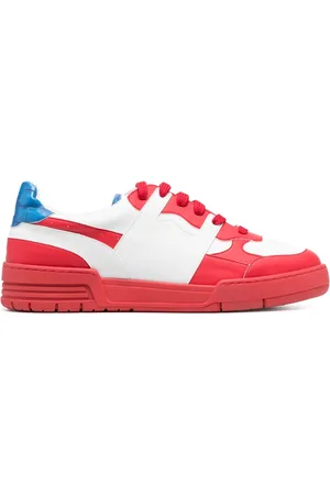 HIDE&JACK Two-tone panelled leather sneakers