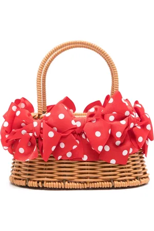 MONNALISA Bow-embellished tote bag