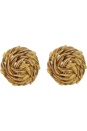 Hermès 18kt yellow clip-on earrings