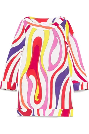 PUCCI Junior Marmo-print dress