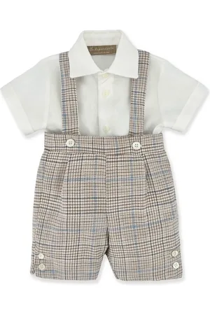 LA STUPENDERIA Cotton-linen romper set