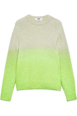 Msgm Degrad?? terry-effect jumper
