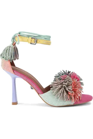 Kurt Geiger 70mm Pom Pom sandals