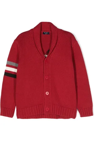 Il gufo Intarsia-knit cardigan