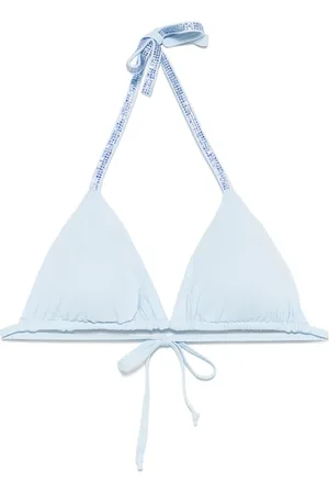 FISICO Rhinestone-embellished bikini top