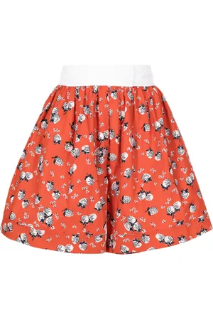 BATSHEVA Westport floral-print shorts
