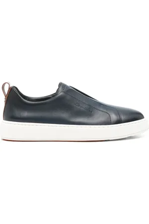 santoni Leather sneakers