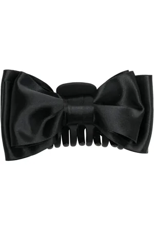 Jennifer Behr Satin bow-embellished hair clip