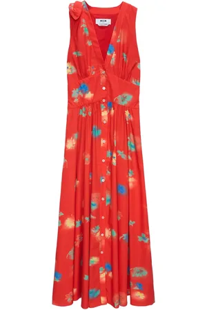 Msgm Printed maxi dress