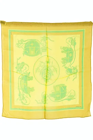 Hermès 20th Century Ex Libris Silk Scarf scarves