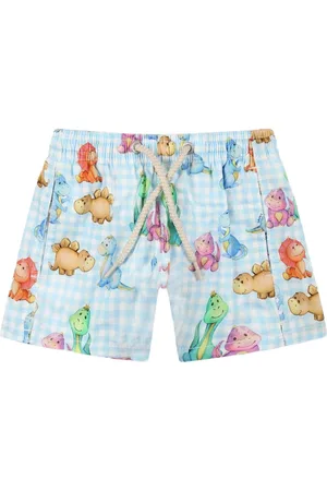 MC2 SAINT BARTH Graphic-print swim shorts