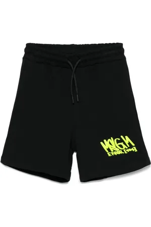 Msgm Logo-appliqu?? track shorts