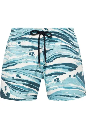 Maison Kitsuné X Vilebrequin Moorise swim shorts