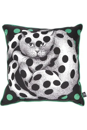 FORNASETTI High Fidelity silk cushion