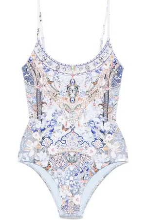 Camilla Scoop-neck swimsuit