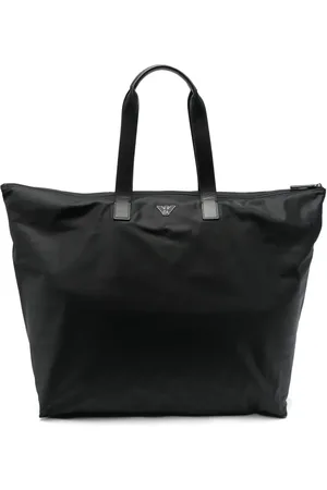 Emporio Armani Logo-plaque tote bag