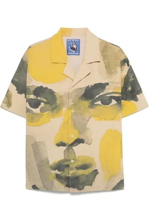 KIDSUPER STUDIOS Watercolor-face shirt