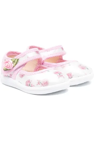MONNALISA Floral-print ballet flats