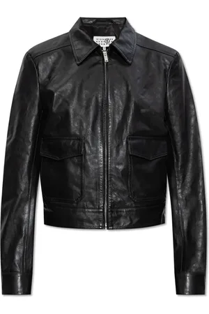 Maison Margiela Zip-up leather jacket