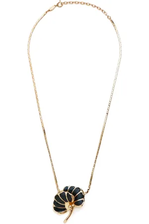 Dior 1990-2000s leaf necklace