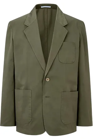 MAN ON THE BOON. Cotton single-breasted blazer