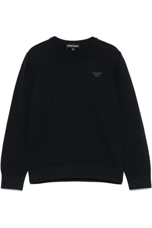 Emporio Armani Logo-patch sweater