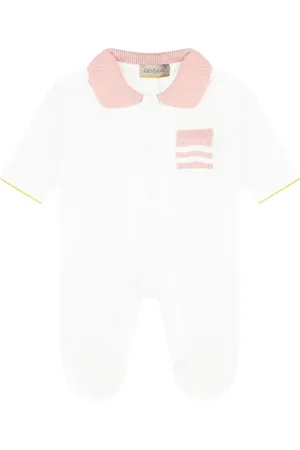 Gensami Contrasting-collar babygrow