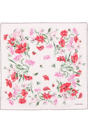 Salvatore Ferragamo Floral-print scarf