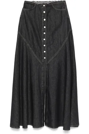 AG Jeans Denim maxi skirt