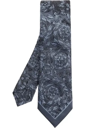 VERSACE Barocco-jacquard tie
