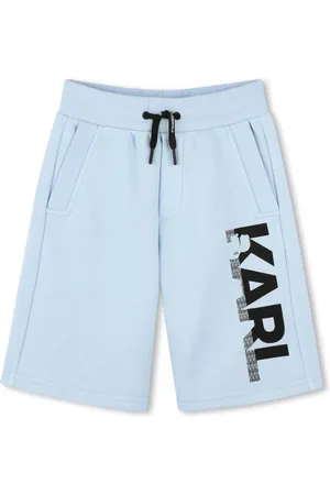 Karl Lagerfeld Logo-print track shorts