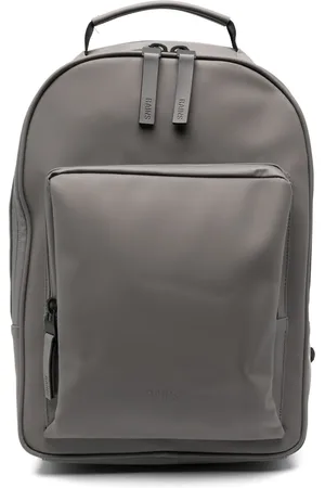 Rains Book debossed-logo backpack