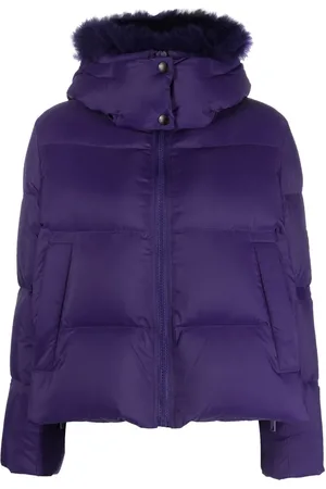 YVES SALOMON Hooded puffer jacket