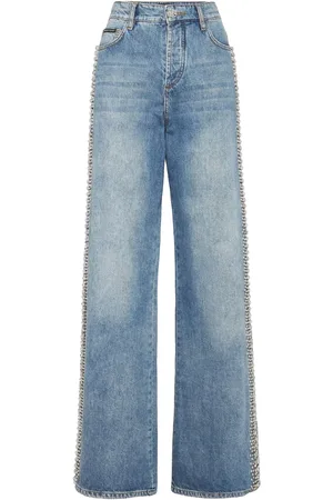 Philipp Plein Crystal-embellished jeans