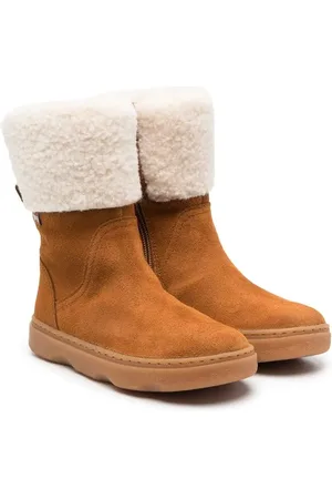 Camper Faux-shearling trimmed boots