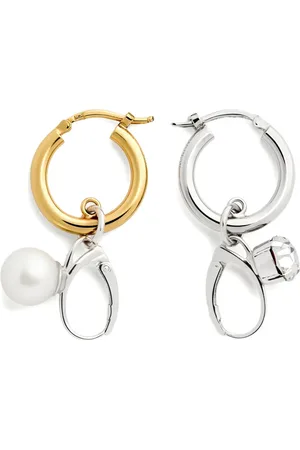 Maison Margiela Embellished hoop earrings