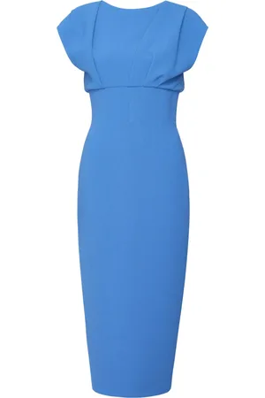 RACHEL GILBERT Maggie draped-detailed midi dress
