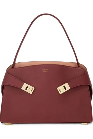 Salvatore Ferragamo Two tone Hug M shoulder bag