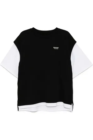 Musium Div. Logo-embroidered T-shirt